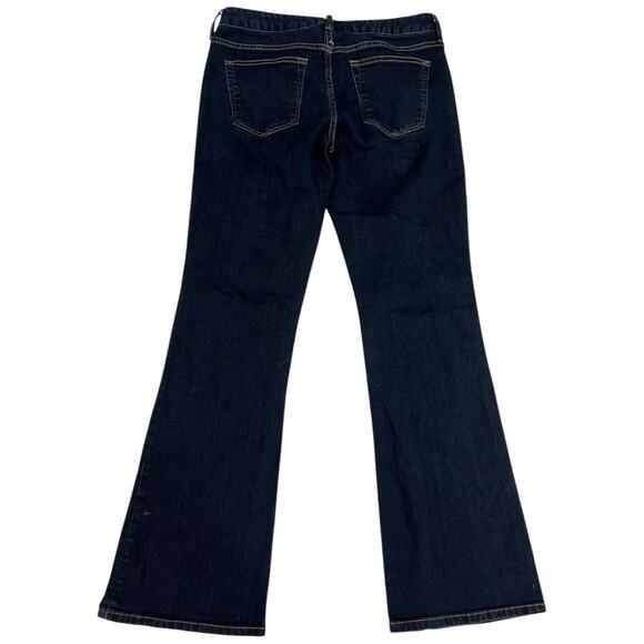 GAP 1969 Long and Lean Dark Wash Flare Jeans Womens Size 28R - Picture 12 of 12